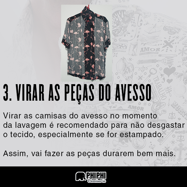 virar roupas avesso